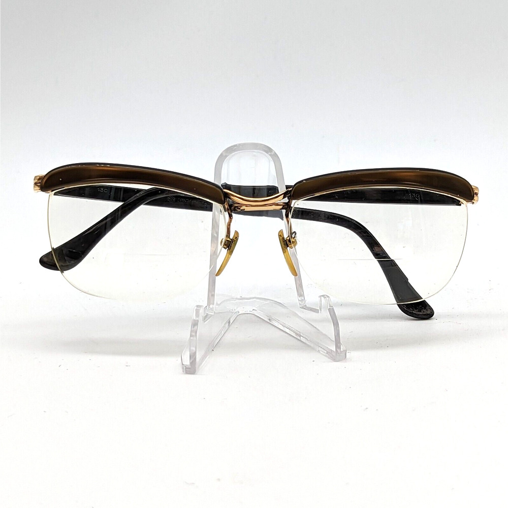 Amor Gold Filled Half Frame Glasses Vintage 1960s Made in France Says 18mm GF
